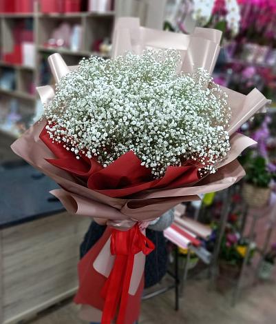 Букет цветов из: Гипсофила в Новом Торъяле