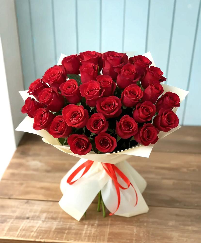 Букет 29 Красных роз в Новом Торъяле