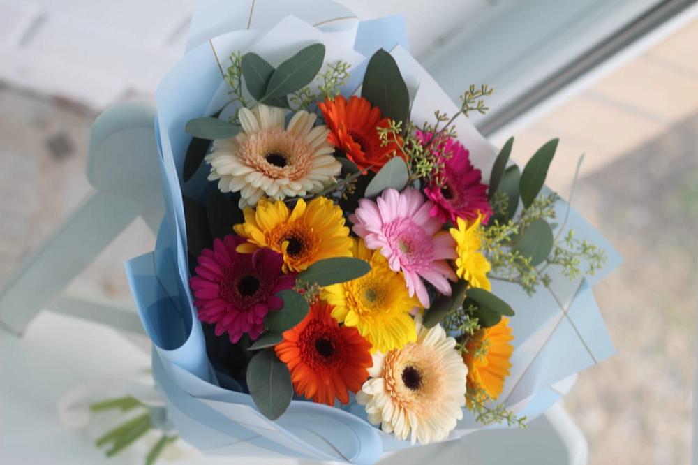 Букет цветов из: Герберы в Новом Торъяле