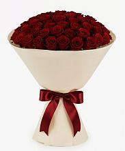 Букет 101 Бордовая роза Блэк Бакарра в Новом Торъяле