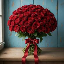 Букет Красные розы Блэк Меджик в Новом Торъяле