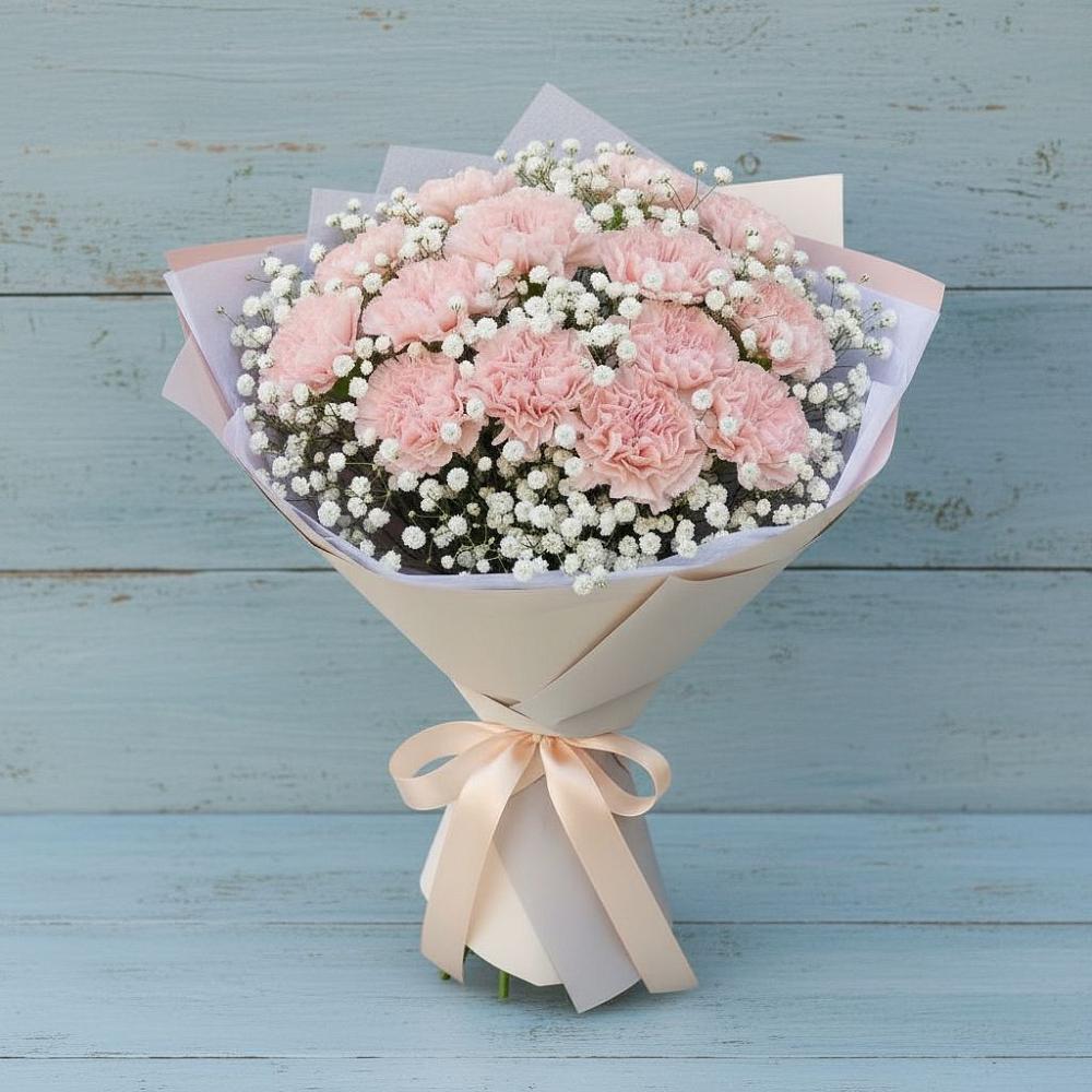 Букет цветов из: Гвоздики в Новом Торъяле