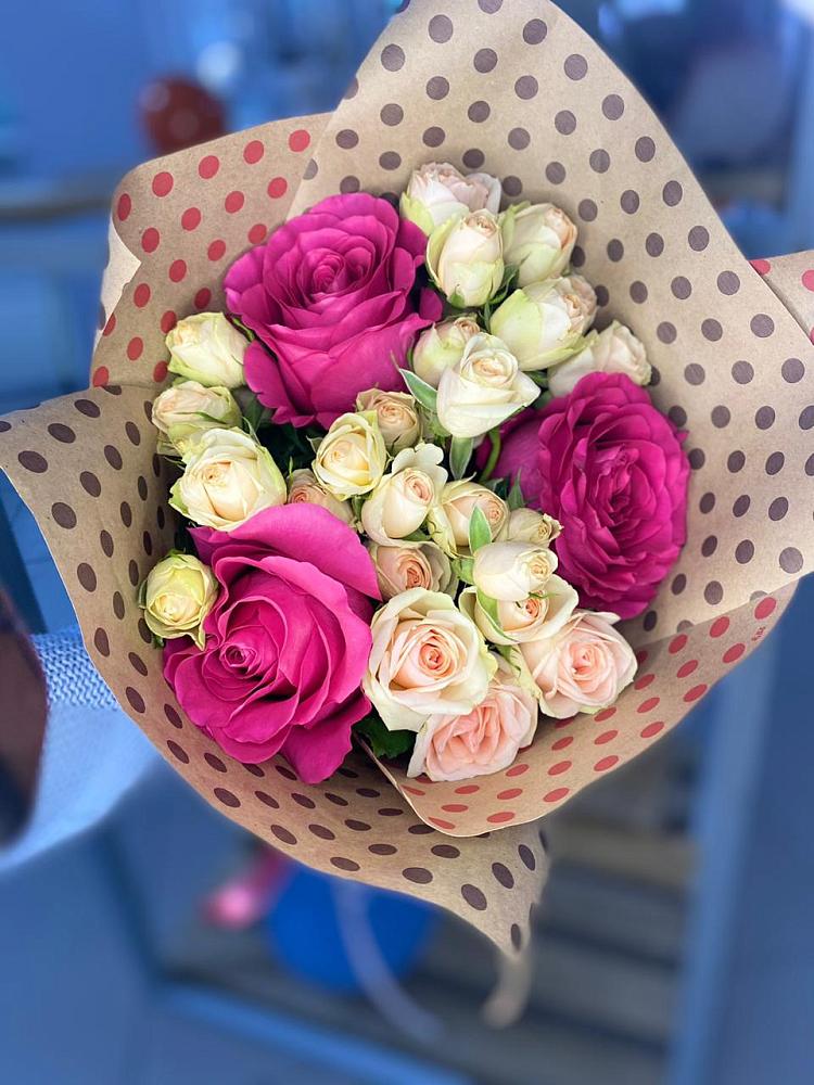 Букет цветов из: Розы в Новом Торъяле