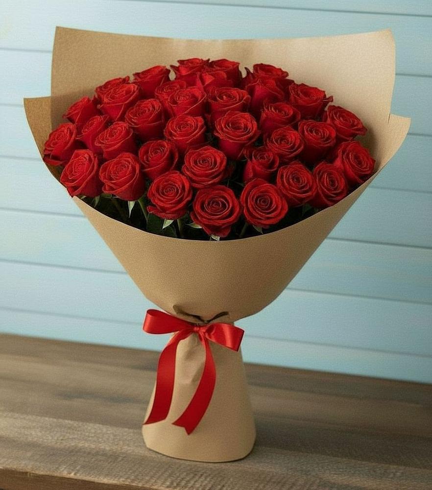 Букет Красные розы Милано в Новом Торъяле