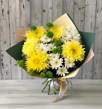 Букет цветов из:  Хризантемы #REPLACE_PRED# Новом Торъяле