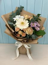 Букет цветов из:  Герберы и Хризантемы в Новом Торъяле