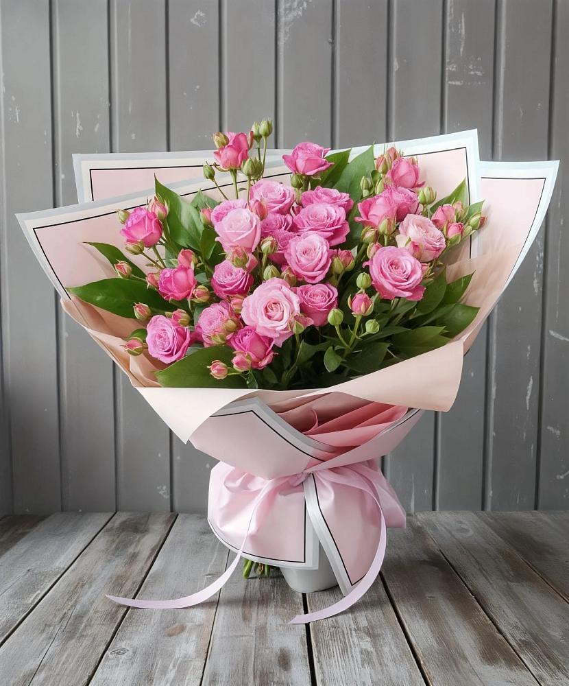 Букет Розовый кустик в Новом Торъяле