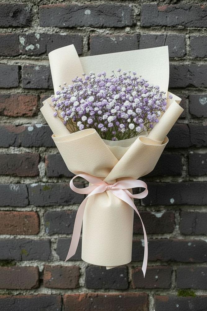 Букет цветов из: Гипсофила в Новом Торъяле