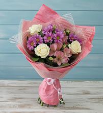 Букет цветов из:  Герберы #REPLACE_PRED# Новом Торъяле