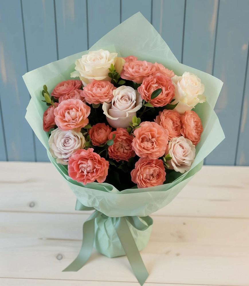 Букет цветов из: Розы в Новом Торъяле