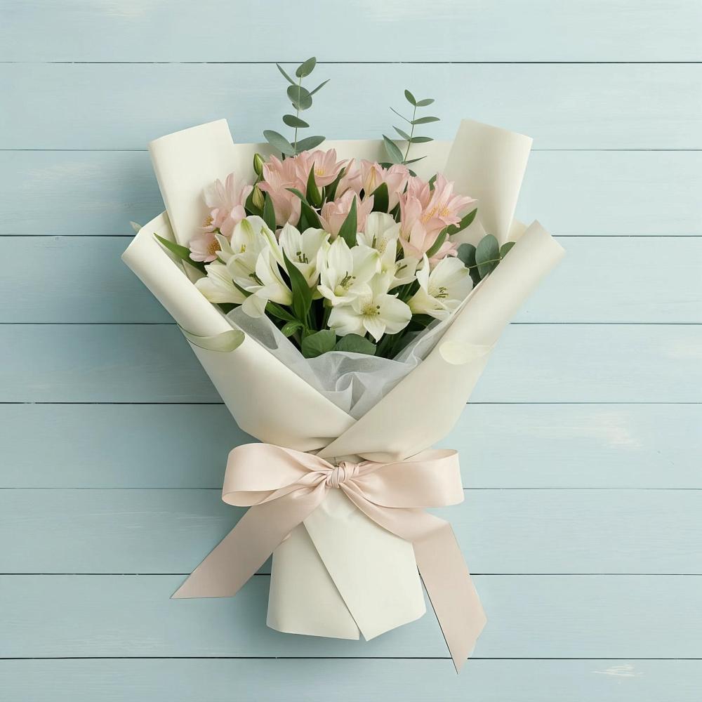 Букет цветов из: Альстромерии в Новом Торъяле