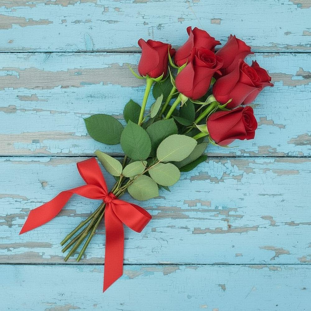 Букет Красные розы в Новом Торъяле