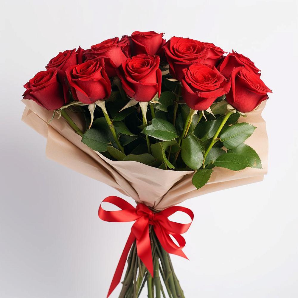 Букет 11 Красных роз Эдлесс Лав в Новом Торъяле